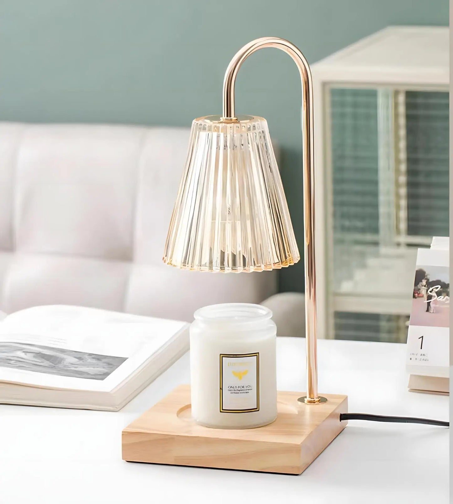 GlowMelt Retro Candle Warmer Lamp