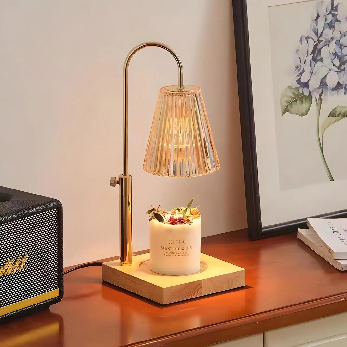 GlowMelt Retro Candle Warmer Lamp
