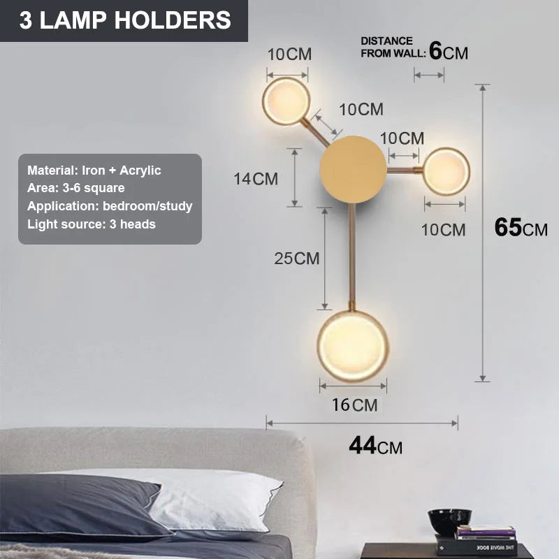 AtomicGlow™ Modern Wall Light