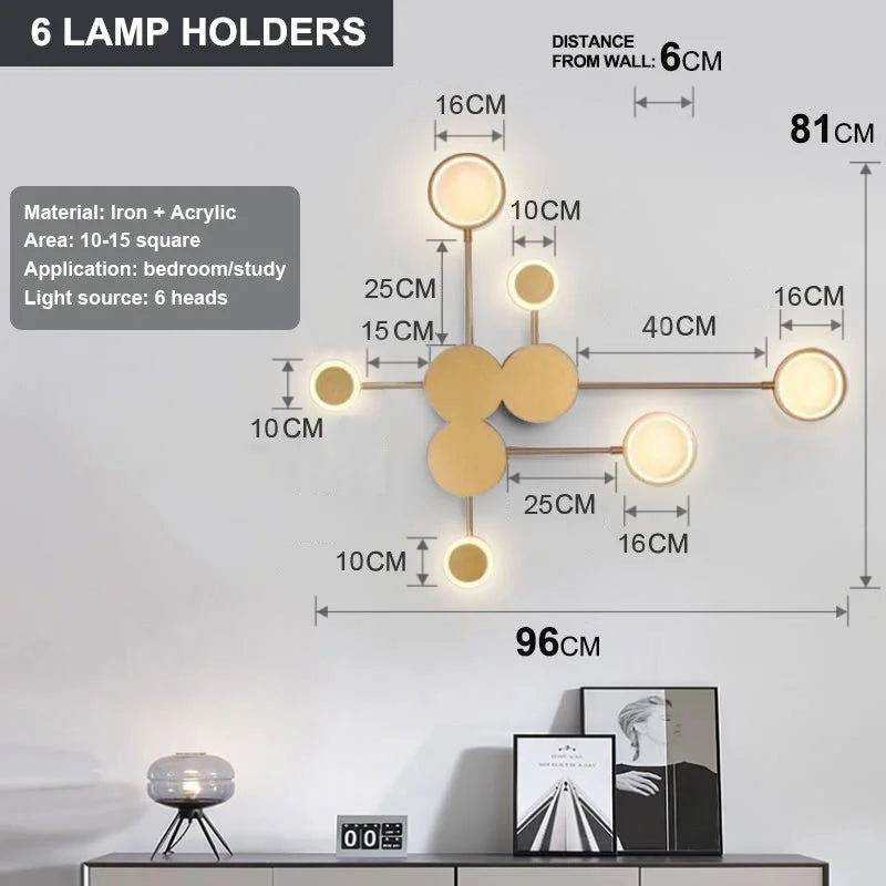 AtomicGlow™ Modern Wall Light