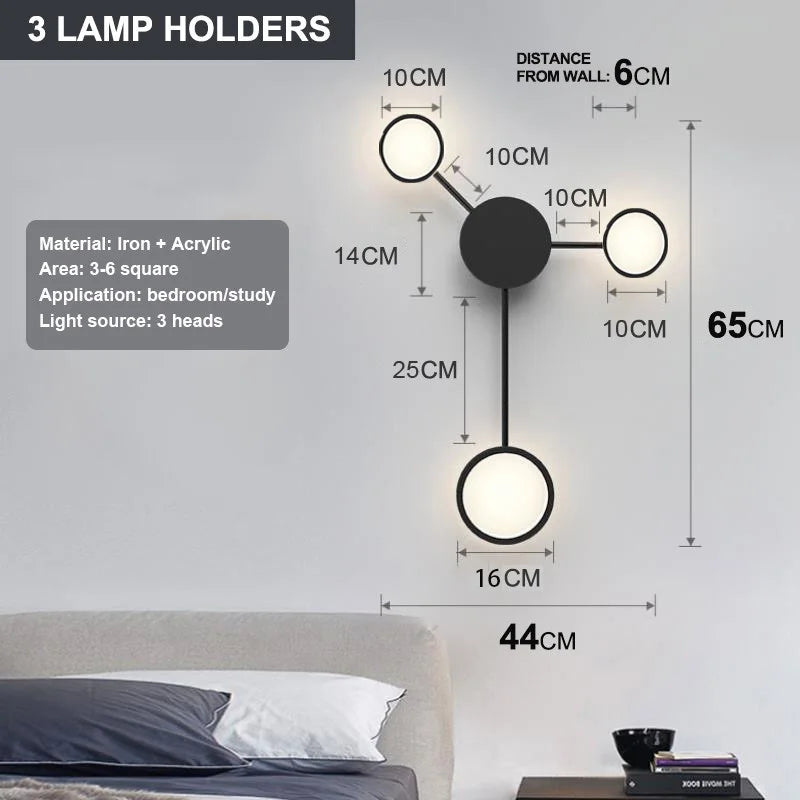AtomicGlow™ Modern Wall Light