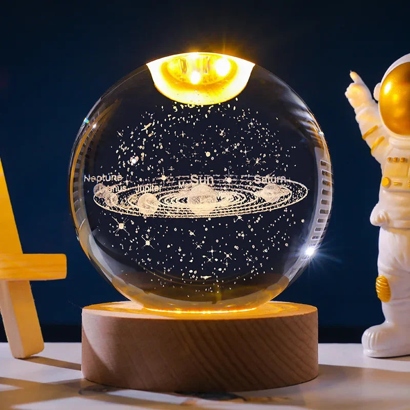 Crystal Sphere Night Light