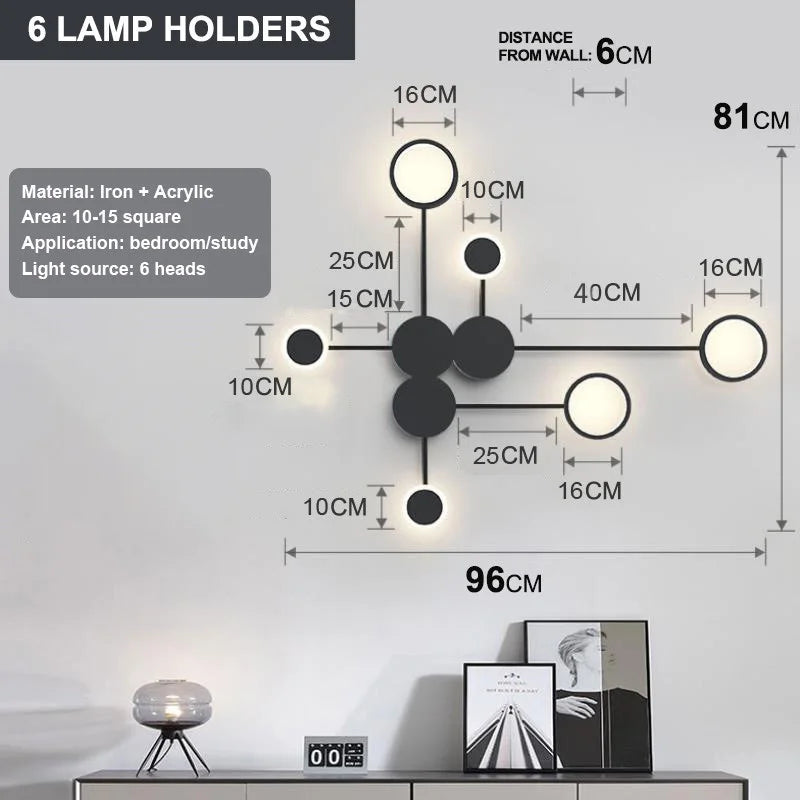 AtomicGlow™ Modern Wall Light