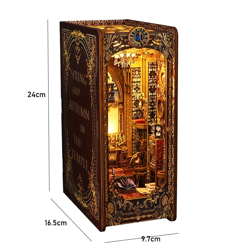 Luminis Archive™ – Enchanted Bookshelf Lamp