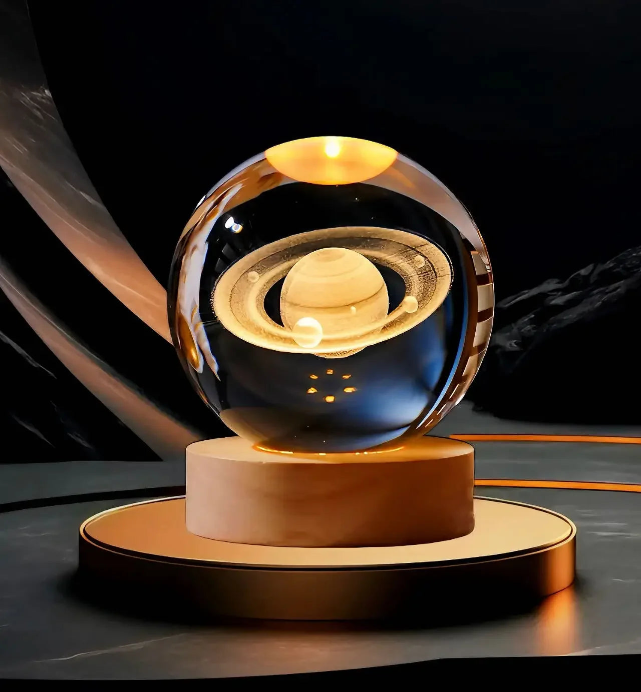 Crystal Sphere Night Light