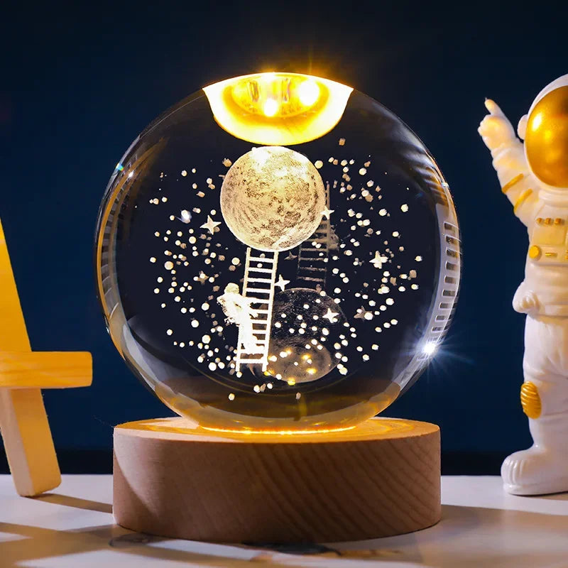 Crystal Sphere Night Light