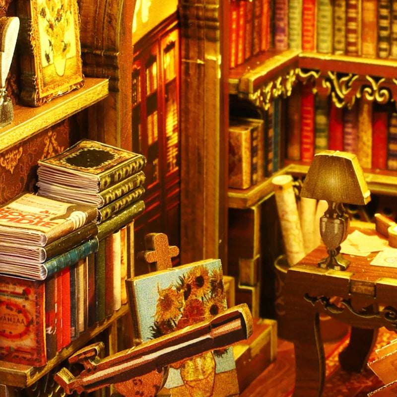 Luminis Archive™ – Enchanted Bookshelf Lamp