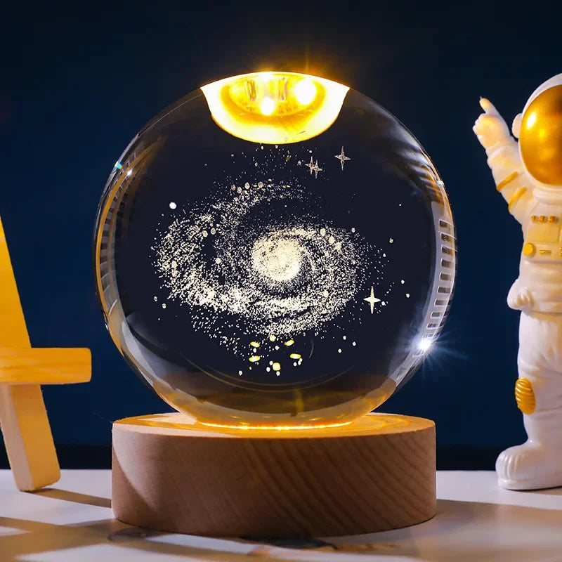 Crystal Sphere Night Light