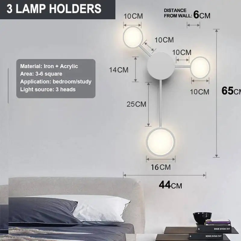 AtomicGlow™ Modern Wall Light