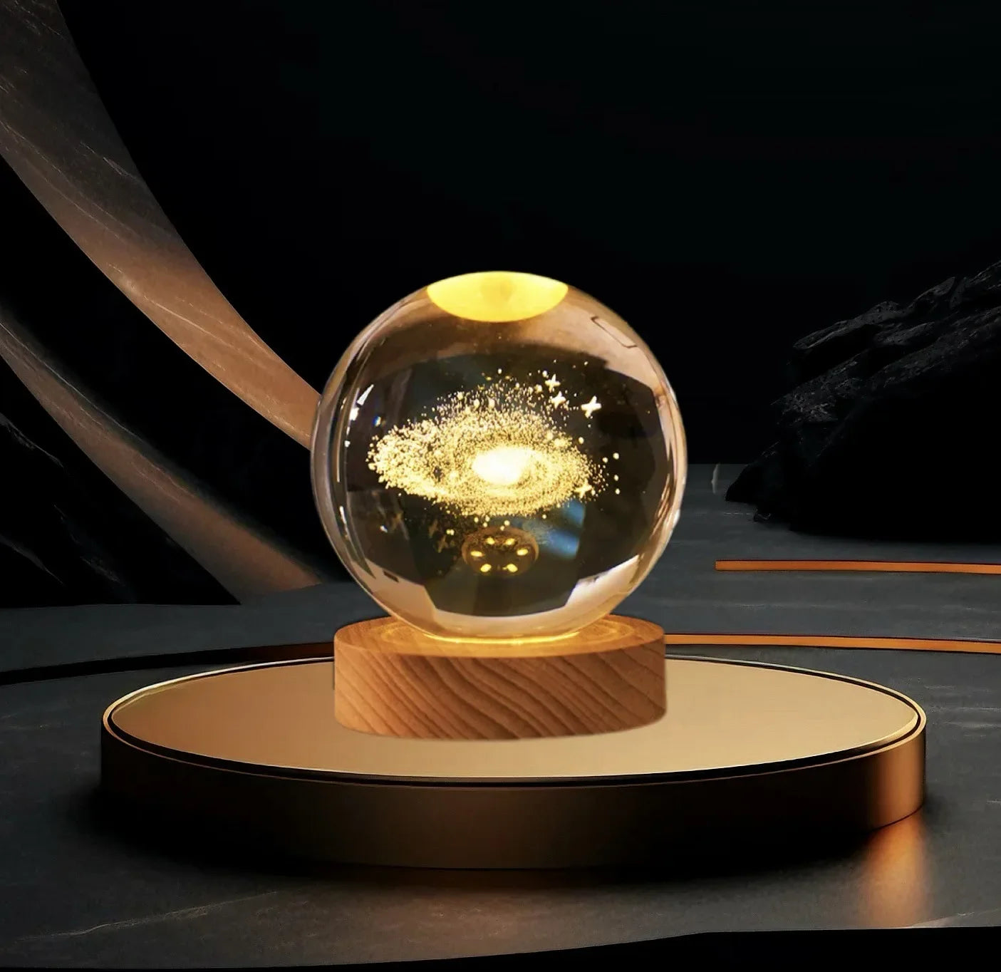 Crystal Sphere Night Light