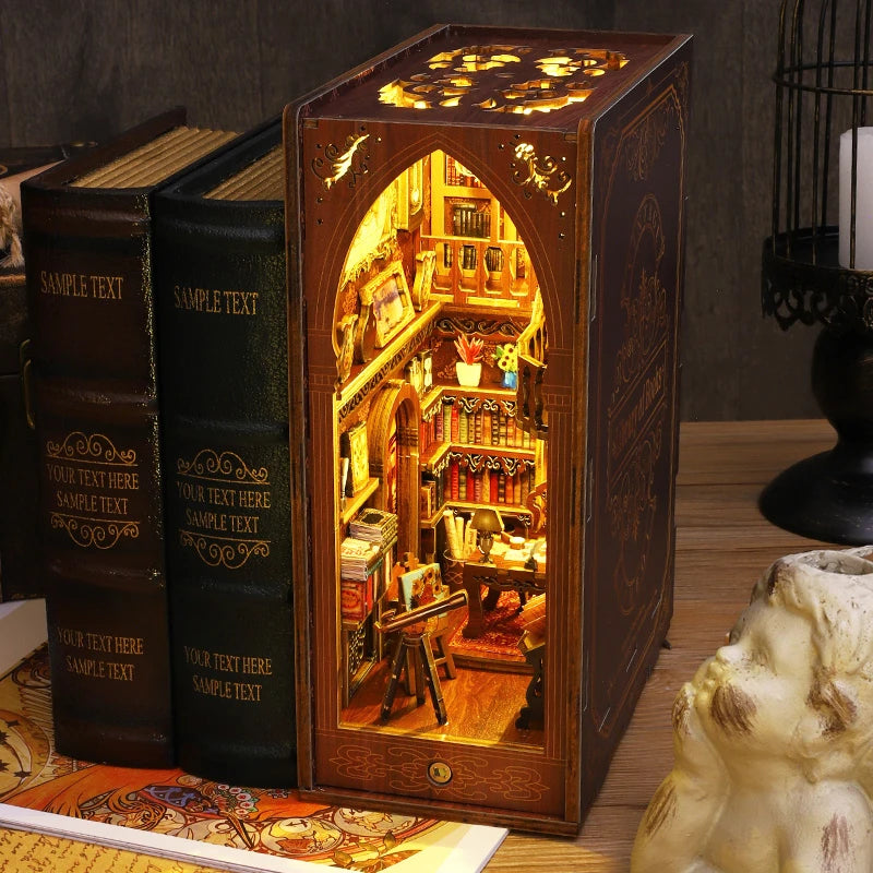Luminis Archive™ – Enchanted Bookshelf Lamp