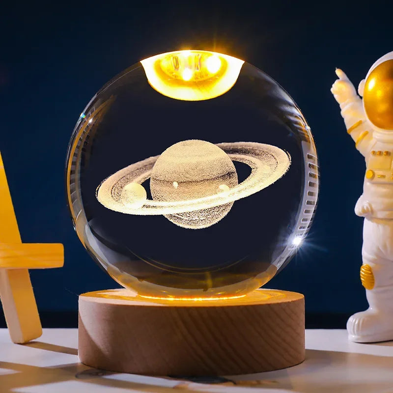 Crystal Sphere Night Light