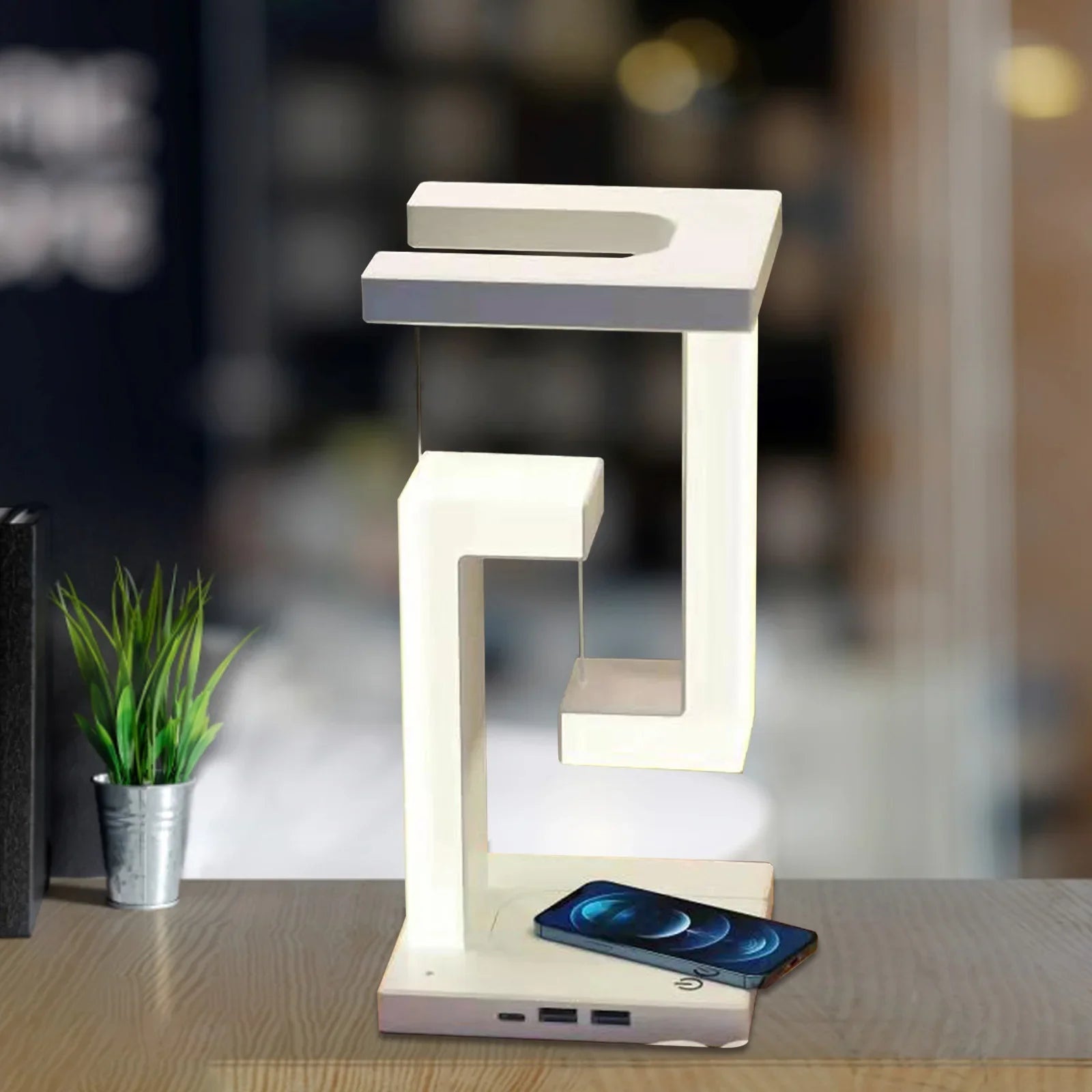 LumiFloat Wireless Charging Night Lamp