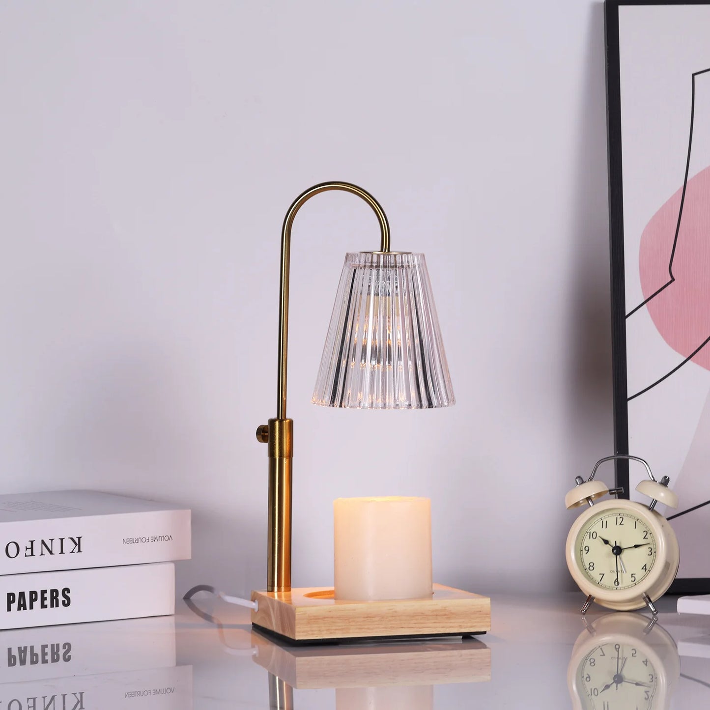 GlowMelt Retro Candle Warmer Lamp