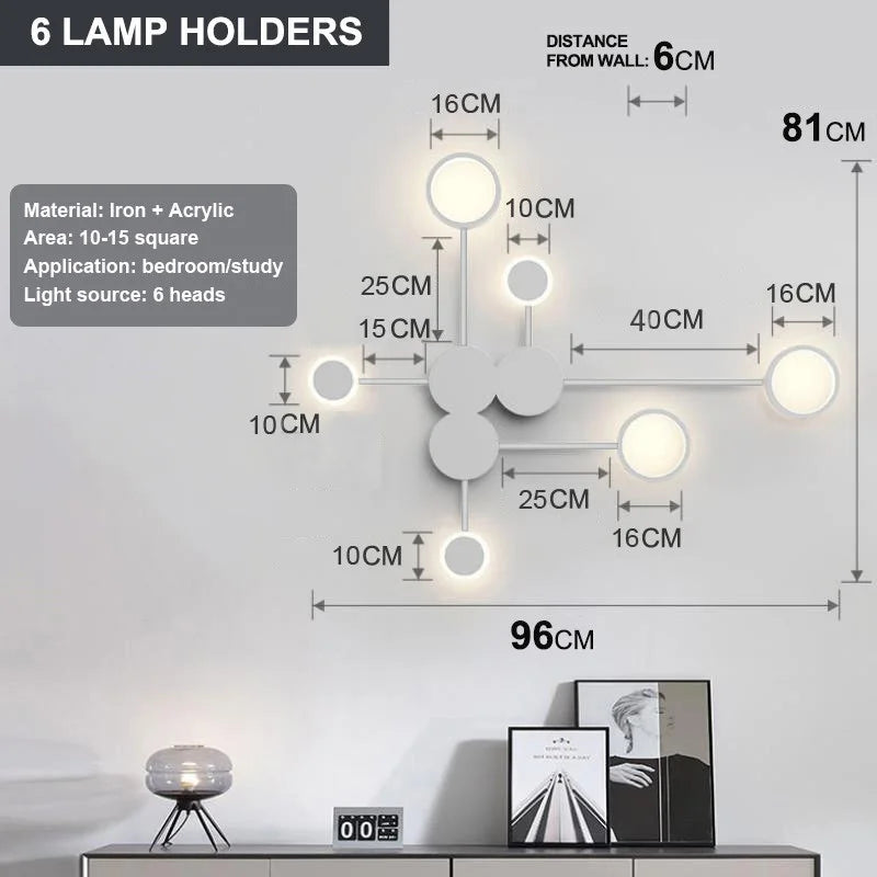 AtomicGlow™ Modern Wall Light