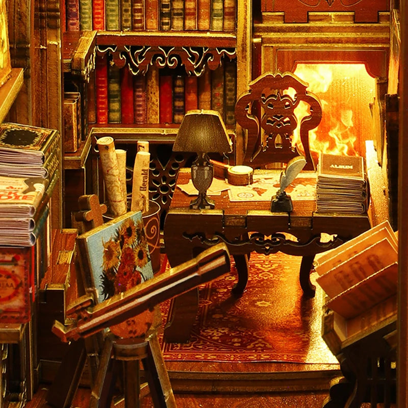 Luminis Archive™ – Enchanted Bookshelf Lamp