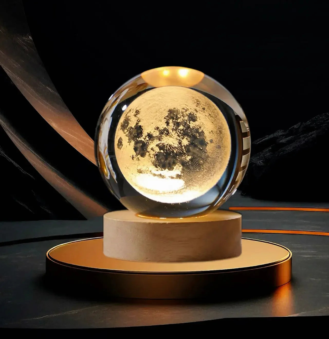 Crystal Sphere Night Light