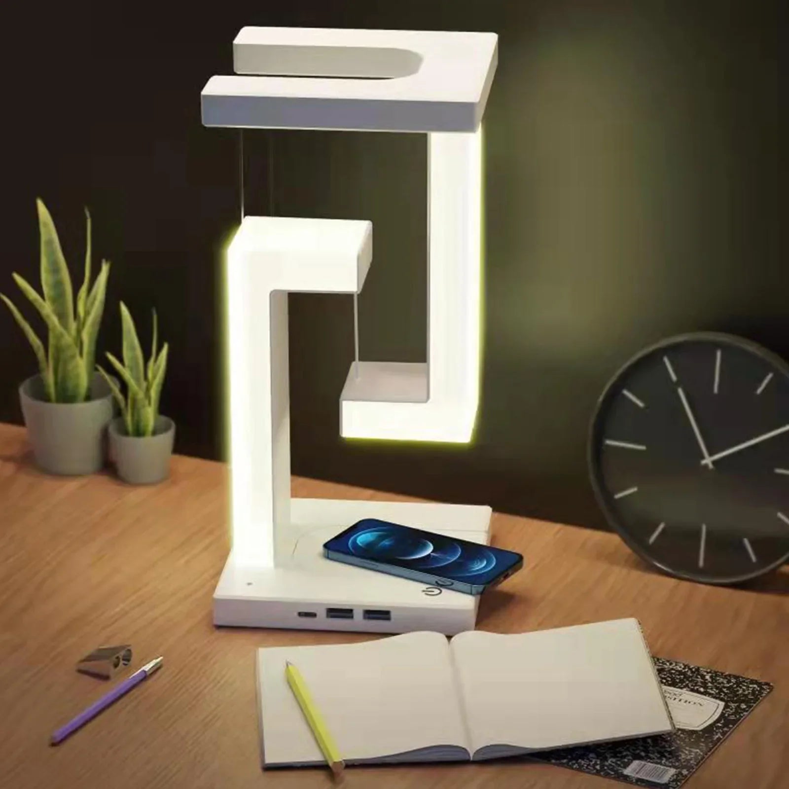 LumiFloat Wireless Charging Night Lamp