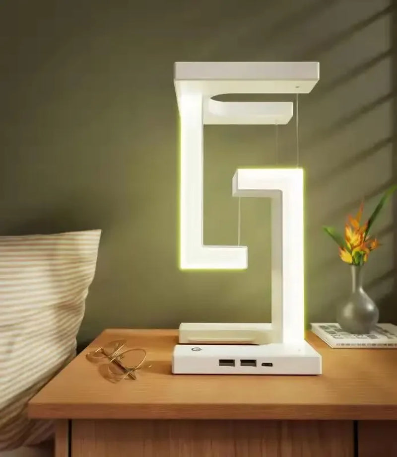 LumiFloat Wireless Charging Night Lamp